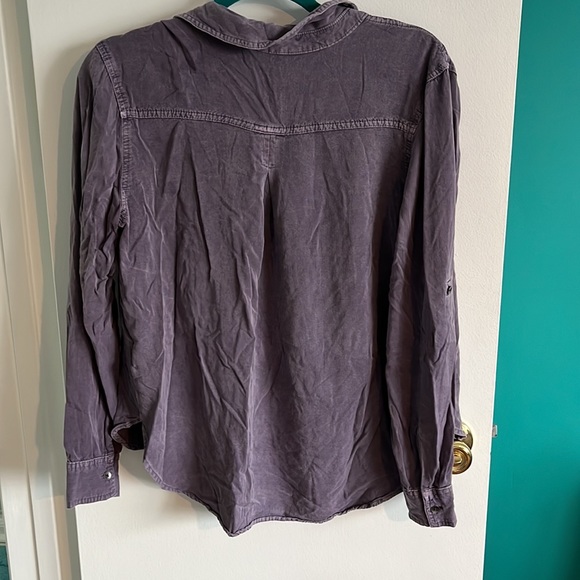 Purple Denim Button Up - Picture 6 of 6